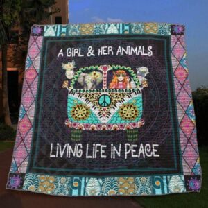 Hippie Quilt Blanket Ver 20  Quilt
